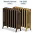 CI-NE475-4-D-005-006 - Georgian 4 Column Cast Iron Radiator H505mm x W2397mm CI-NE475-4-D-005-006 - Georgian 4 Column Cast Iron Radiator H505mm x W2397mm